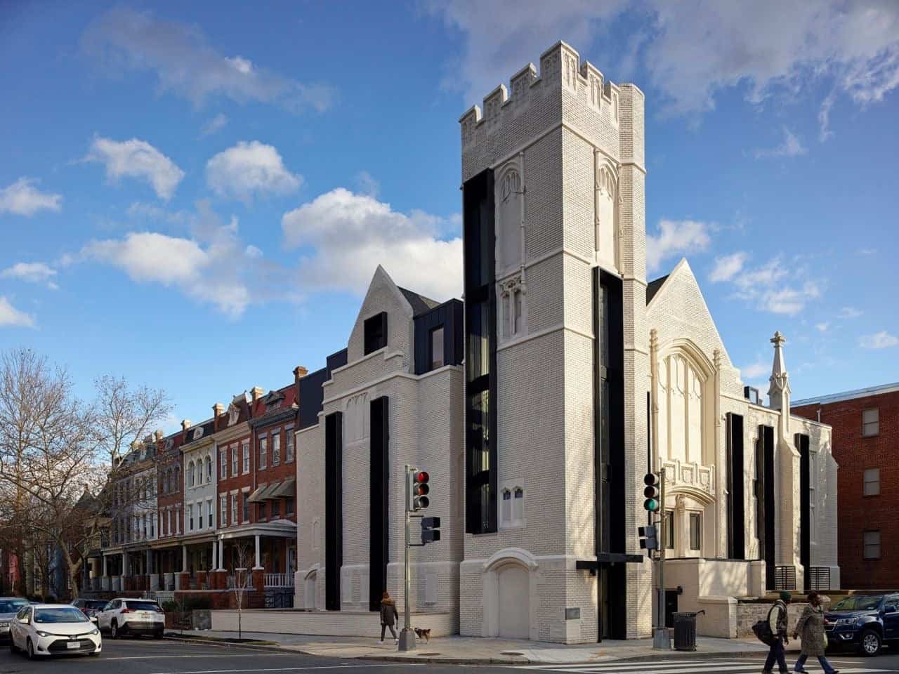 Exterior commercial painting: painted church exterior